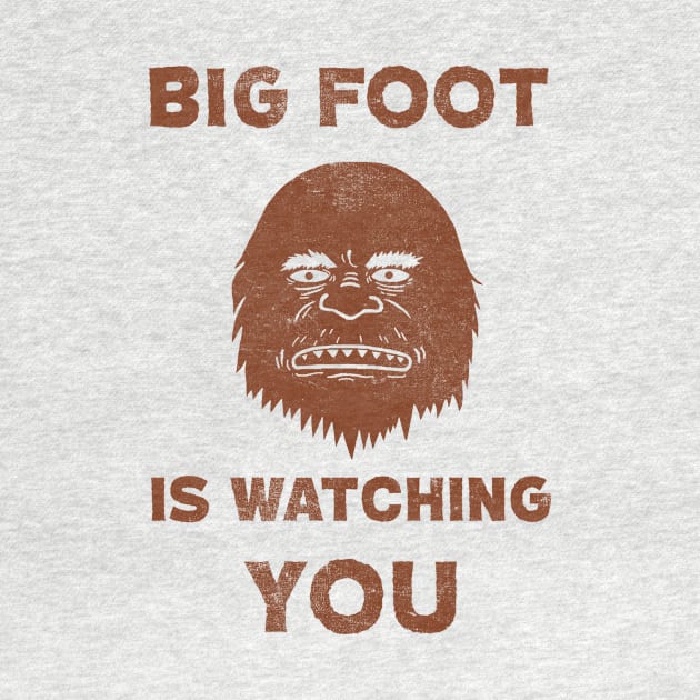Big Foot Is Watching You by Terry Fan